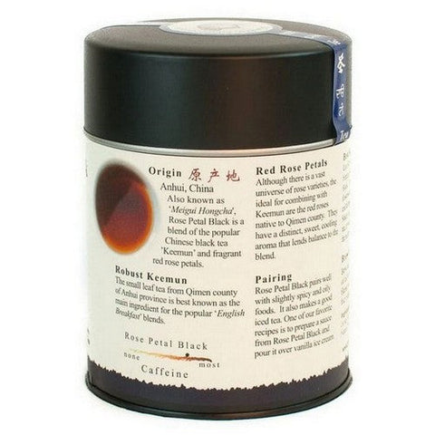 The Tao Of Tea, Sweet And Floral Blended Black Tea Rose Petal Black, 4 Oz