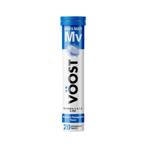 Mens Multivitamin Drink Blueberry Pomegranate 20 Count by Voost