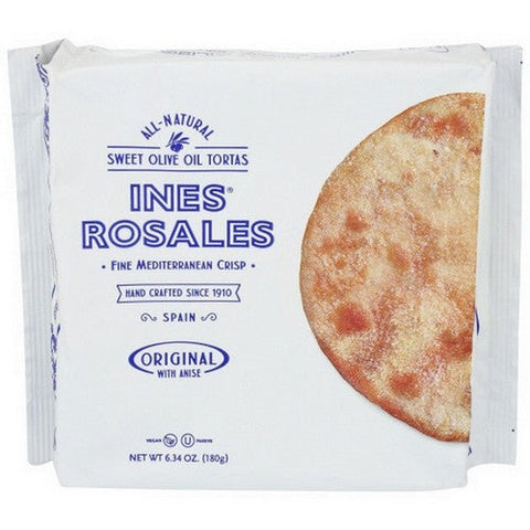 Ines Rosales, Original Sweet Olive Oil Tortas, 6.34 Oz(Case Of 10)