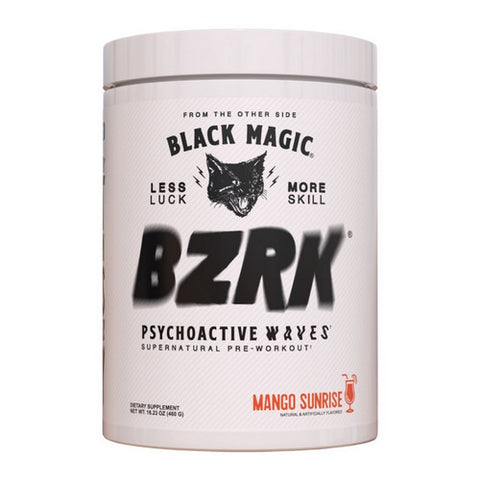 Black Magic, BZRK Pre-Workout Mango Sunrise, 25 Servings Black Magic