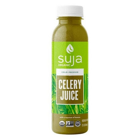 Suja, Organic Cold Pressed Celery Juice With A Squeeze Of Lemon, 12 Oz (Case Of 6) Suja