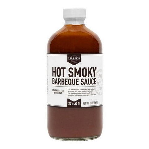 Lillies Q, Hot Smoky Barbecue Sauces And Rubs, 20 Oz (Case Of 6) Lillies Q