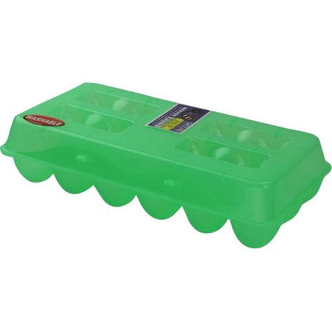 Egg Carton Plastic Green  18 Egg Caps by Tuff Stuff
