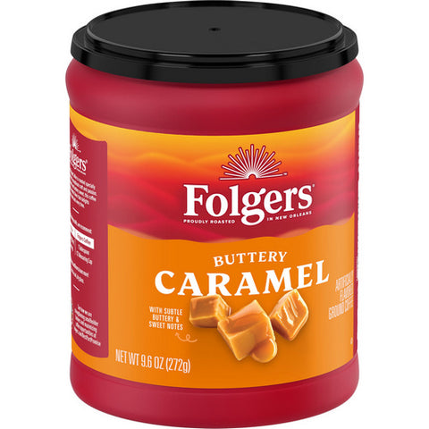 Buttery Caramel Roast Ground Coffee 9.6 Oz (Case Of 6) by Folgers