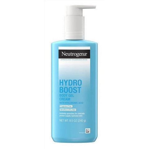 Hydro Boost Body Gel Cream Fragrance Free 8.5 Oz (Case Of 3) by Neutrogena
