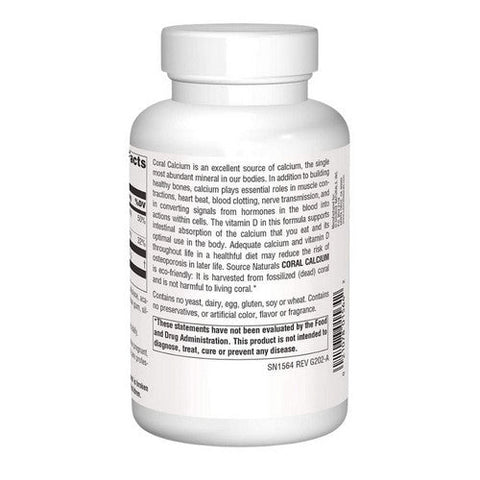 Source Naturals, Coral Calcium, 240 Tabs Source Naturals