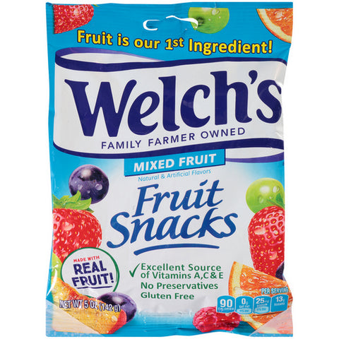 Mixed Fruit Snacks 5 Oz (Case Of 12) by Welch's