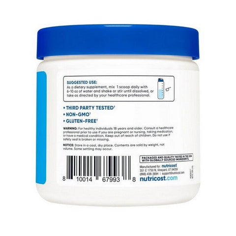 Nutricost, Potassium Bhb Gobhb Unflavoured, 250 Grams Nutricost