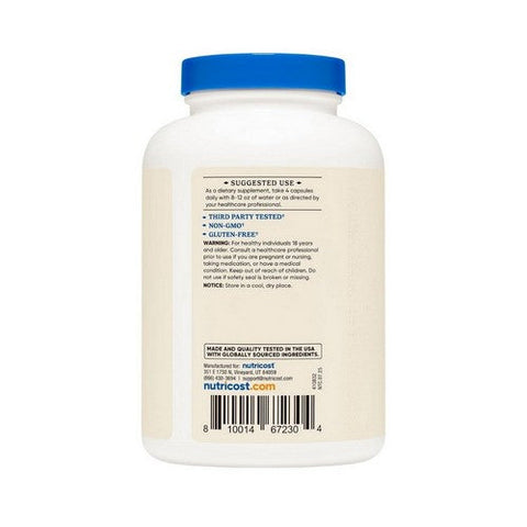 Nutricost, Grass-Fed Desiccated Beef Liver, 3000 Mg, 240 Caps Nutricost