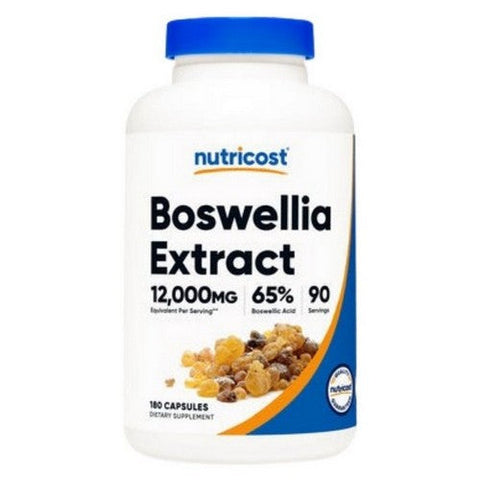 Nutricost, Boswellia Extract 65% Boswellic Acid Capsules, 1,200 Mg, 180 Count Nutricost