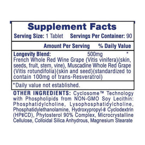 HI-TECH PHARMACEUTICALS, Hi Tech Pharmaceuticals Resveratrol, 90 Tablets HI-TECH PHARMACEUTICALS