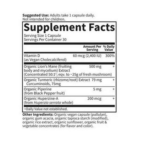 Garden of Life, Herbals Brain Health, 30 Count Garden of Life