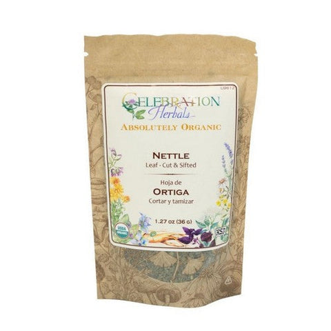 Celebration Herbals, Organic Nettle Leaf Cut And Shifted, 36 Grams Celebration Herbals