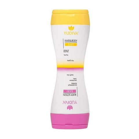 Baby Hair And Body Wash Body Lotion Set 3.3 Oz by Yudiva Beauty