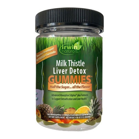 Milk Thistle Liver Detox 30 Gummies by Irwin Naturals