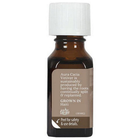 Aura Cacia, Essential Oils & Absolutes Vetiver, 0.5 Oz Aura Cacia