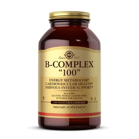 Solgar, B-Complex 100 Veg Capsules, 250 Veg Caps Solgar