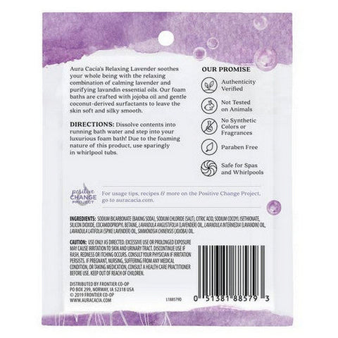 Aura Cacia, Foam Bath Relaxing Lavender, Lavender 2.5 oz Aura Cacia