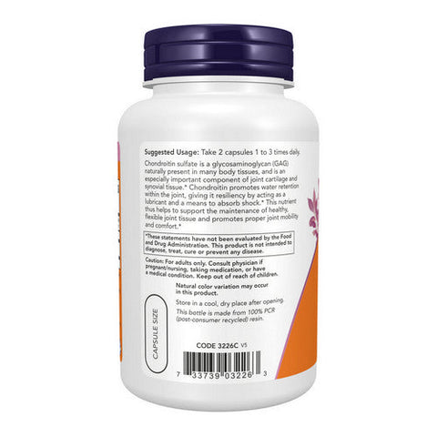 Now Foods, Chondroitin Sulfate, 600 mg, 120 Caps Now Foods