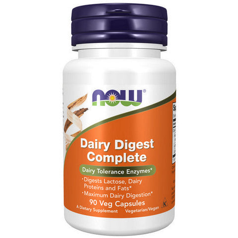 Now Foods, Dairy Digest Complete, 90 Veg Caps Now Foods
