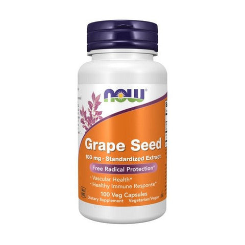 Now Foods, Grape Seed, 100 mg, 100 Caps Now Foods