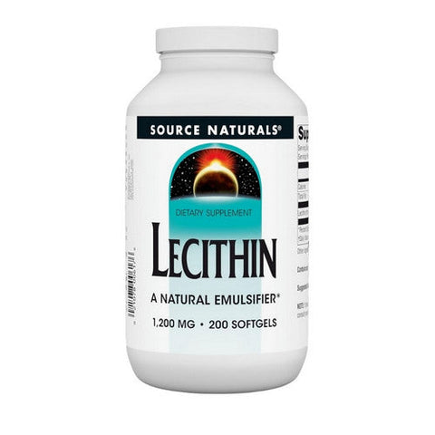 Source Naturals, Lecithin, 1200 mg, 200 Softgels Source Naturals