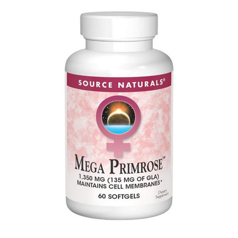 Source Naturals, Mega Primrose, 1350 mg, (Eternal Woman) 60 Softgel Source Naturals