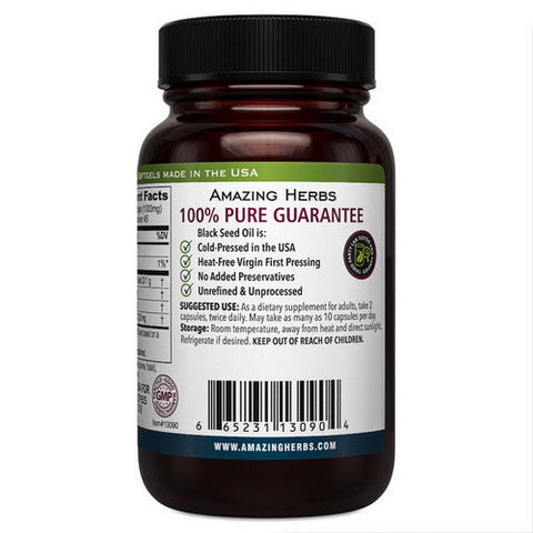 Amazing Herbs, Black Seed, 90 Softgels Amazing Herbs