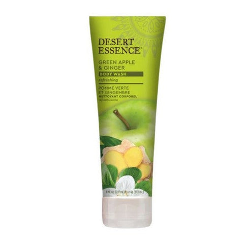Desert Essence, Green Apple & Ginger Body Wash, 8 Oz Desert Essence