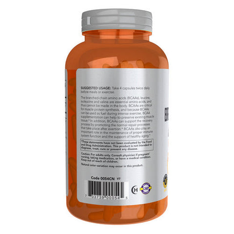 Now Foods, Branched Chain Amino Acids, 240 Caps Now Foods
