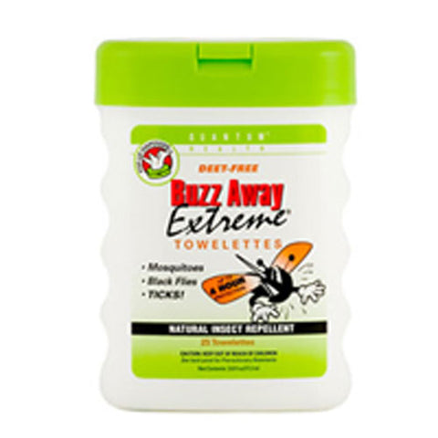 Quantum Health, Buzz Away Extreme Repellent Pop-up Towelette, 25 Count