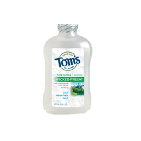 Tom's Of Maine, Long Lasting Wicked Fresh Mouthwash, Cool Mountain Mint 16 oz Tom's Of Maine