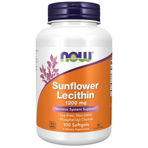 Now Foods, Sunflower Lecithin, 100 Softgels Now Foods