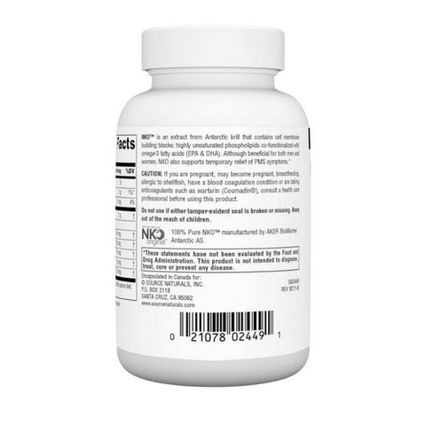 Source Naturals, Neptune Krill Oil, 1000 mg, 60 sgels Source Naturals
