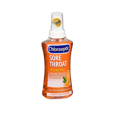 Chloraseptic, Phenol Oral Pain Reliever Sore Throat Spray Citrus, 6 Oz Chloraseptic