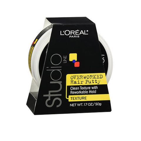 L'oreal, LOreal Studio Line Overworked Hair Putty, 1.7 oz L'oreal