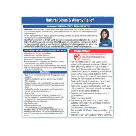 Neilmed, Sinus Rinse Kit, 1 each Neilmed